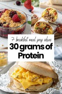 I looovee all of these high protein breakfast meal prep recipes and they always find their way into my meal prep for the week. This list of healthy high protein meals has everything from freezer breakfast burritos to high protein smootie recipes and high protein overnight oats. I love that it has so many healthy high protein breakfast options to choose from!