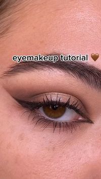 easy eyemakeup tutorial!!🤎 Click the links for product info!! Contains affiliate links. Video Credit To @makkeupyourmind - Tiktok