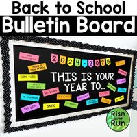 Back to School Bulletin Board or Door Kit for Beginning of the Year