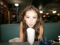 Retro diner and milkshake, casual diner pic inso