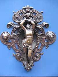 Door knocker.