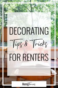 As renters for most of my life I've learned a few tricks on decorating an apartment. Be it small, large, a house, or on a budget I'm sharing those tips.