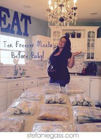 10 Freezer Meals to Make Before Baby | Easy, Affordable, Fast! | www.stefaniegass.com