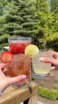 We love a 2-in-1! Fresh fruit mocktails are perfect in our stacking drink dispenser and great for get-togethers, grad parties and BBQs all summer long.  #Summer #Entertaining #DrinkDispenser #GradParties