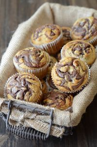 Nutella banana muffins..