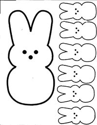 Nanny's Nonsense: Easter peeps printable