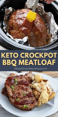 This is the ultimate keto meatloaf recipe! Super juicy and flavorful, it comes out perfectly every time. And making it in your crockpot means clean up is a snap.