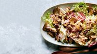 Warm Mushroom and Chicories Salad