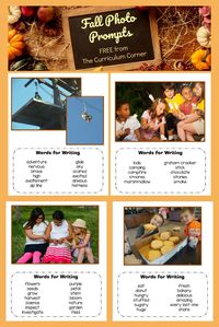 Fall Writing Picture Prompts via @TheCCorner