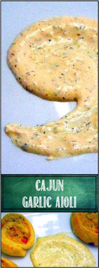 Inspired By eRecipeCards: Cajun Garlic Aioli