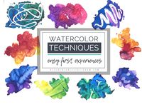 Watercolor for Kids- 9 Watercolor Techniques for Any Age - The Kitchen Table Classroom