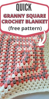 This free crochet granny square blanket pattern is a modified version of the traditional granny pattern. It is a very easy and beginner-friendly crochet pattern. The afghan pattern is simple yet interesting and classic.