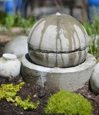 diy bubbling water fountain