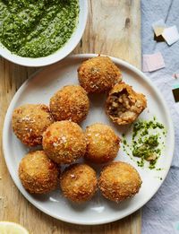 Porcini mushroom arancini recipe | Sainsbury's Magazine