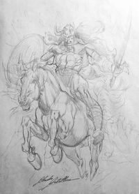 'Conan' sketch by Claudio Castellini