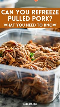 Master the art of storing pulled pork for maximum flavor! Learn when and how to refreeze, plus clever ways to use leftovers. Click to discover expert tips for preserving your pork BBQ and save these essential pulled pork hacks!