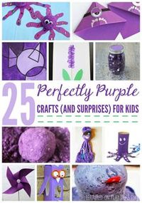 25 Perfectly Purple Crafts (And A Few Surprises) For Kids