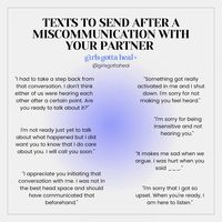 What to say to your partner after a disagreement or misunderstanding