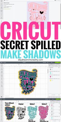 Finally, I found a way to make (for the most part) beautiful and smooth outlines in Cricut Design Space.  This tutorial is idea for making shadows, and borders for your projects.  #cricut #cricutmaker #cricutmade #cricutexploreair2 #cricuttutorials