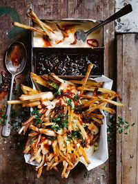 Loaded Fries With Cheese And Beer Sauce | Donna Hay