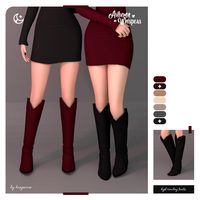 High Cowboy Boots - Autumn Whispers Collection - The Sims 4 Create a Sim - CurseForge