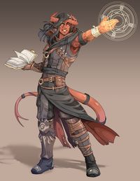 [OC] Tiefling Divine Soul Sorceror/Celestial Warlock, Valiance : DnD