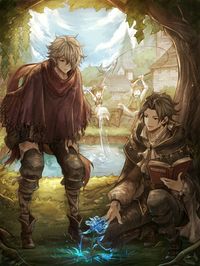 Octopath Traveler - Cyrus, Therion, Alfyn and Tressa