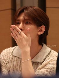 241010 | Yeosang ATEEZ at Golden Hour Part.1 Promotion - Fansign Event in Tokyo cr to the owner