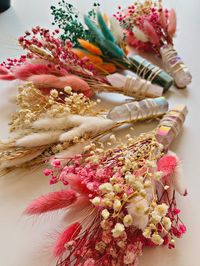 HANDMADE CRYSTAL DRIED FLOWER WEDDING & HOME DECOR BOUQUETS  Beautiful Crystal Point Decors Inspires peace Clears mind New beginnings Motivation