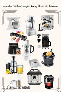 Uncover the essential list of must-have kitchen appliances that belong in every home chef's arsenal! From versatile blenders to efficient food processors, these appliances are indispensable for transforming your culinary creations. Whether you're whipping up a quick breakfast or preparing a gourmet dinner, these kitchen essentials will streamline your cooking process and elevate your dishes to new heights. #kitchen #kitchen #kitchengadget #kitchenappliances #kitchenproducts #gadgets