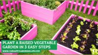 Because of their smaller size, raised beds are quick to build and easy to maintain. They also minimize back strain and save garden space.