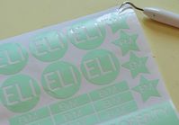 How to Make Name Label Sheets with the Cricut