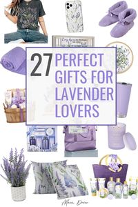 Check out my list of 27 lavender gift ideas, perfect for any occasion. These gifts promote relaxation and well-being, making them ideal for lavender lovers. I adore lavender for its calming properties and lovely hue. Each item can be given individually or as part of a beautiful lavender gift basket. The Perfect Gifts for Lavender Lovers!