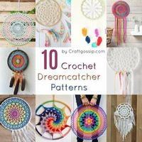 10 Free Crochet Dreamcatcher Patterns – Crochet