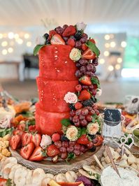 Watermelon Board Tiered Cakes – My CharCUTErie