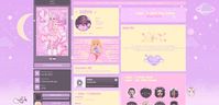 #layout #everskies #layout #profile pixel doll game ideas ever skies space kawaii myspace pastel