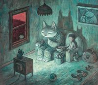 Never give your keys to a stranger from Rules of Summer by Shaun Tan