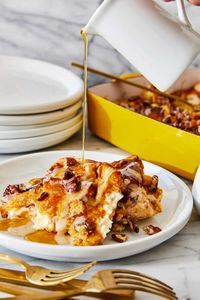 Overnight Pumpkin French Toast Casserole