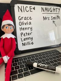 A Class Elf on the Shelf is a great way to countdown the days until Christmas Break or Summer holidays. Get all the Elf of the Shelf Ideas here.