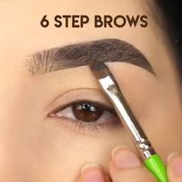 6 steps to help you achieve perfect brows! 😍 By: @ashleykaylamakeup