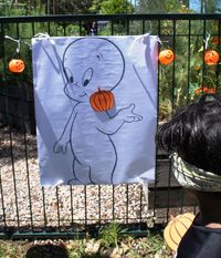 Casper kids party - Games - Give Casper his pumpkin