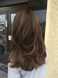 dream hair | brown hair | 90s layers | summer hairstyle | hair highlights |