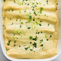 Vegan Sour Cream Enchiladas