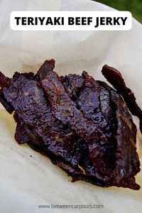 Love beef jerky? It’s easy to make your own at home. Making your own beef jerky with no special equipment is simpler than you think. #kosher #beefjerkey #food #travelfoodideas #recipe #meat