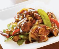 Using store-bought hoisin sauce makes this chicken stir-fry easy and fast. You can substitute any quick-cooking vegetable, such as mushrooms, thinly sliced carrots, or broccoli florets. Round out the meal with Steamed White Rice.