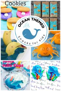 If you’re looking for some easy and fun snacks to enjoy by the pool or while watching your favorite summer blockbusters, why not try out some ocean themed snacks?