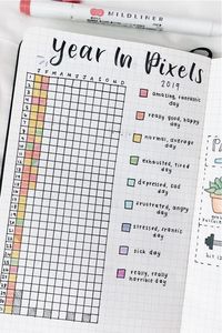 Best Bullet Journal Year at a Glance Ideas for 2024 - Crazy Laura