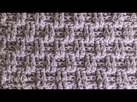 The Mini Basketweave Stitch is a beautiful textured crochet stitch perfect for interior projects and blankets.