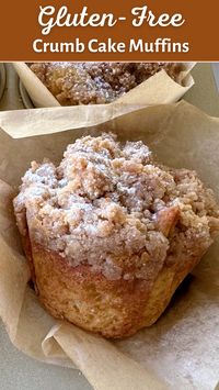 Gluten-Free Crumb Cake Muffins – healthyGFfamily.com