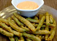   These are one of my favorite appetizers, so I thought it would be a good idea to share them this month in time for Thanksgiving. I tried fried green beans for the first time quite a few years ago…